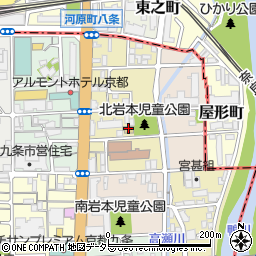 京都府京都市南区東九条東岩本町28周辺の地図