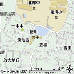 東浦町立　緒川保育園周辺の地図