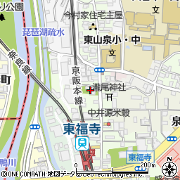 寶樹寺周辺の地図