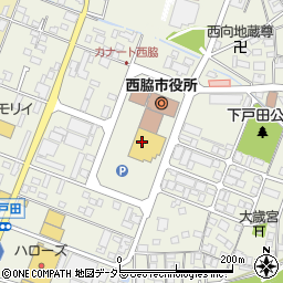 西脇市市民交流施設周辺の地図