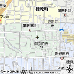京都府京都市西京区桂千代原町97周辺の地図