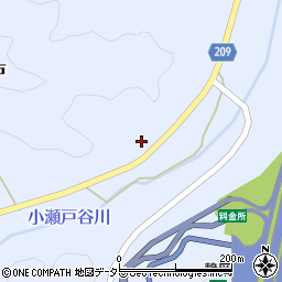静岡県静岡市葵区小瀬戸1402-2周辺の地図