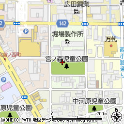 京都府京都市南区吉祥院宮ノ東町周辺の地図