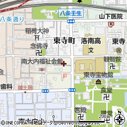京都府京都市南区八条寺内町13-9周辺の地図