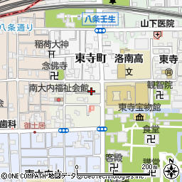 京都府京都市南区八条寺内町13-7周辺の地図