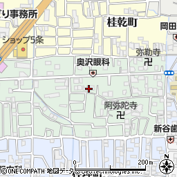 京都府京都市西京区桂千代原町74周辺の地図