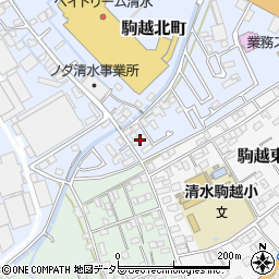 静岡県静岡市清水区駒越北町7-24周辺の地図