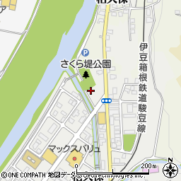 静岡県伊豆市柏久保1383-6周辺の地図