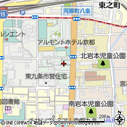 京都府京都市南区東九条西岩本町35周辺の地図