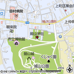 館山神社周辺の地図