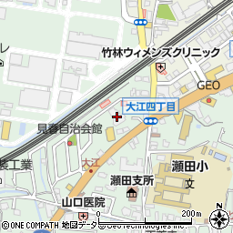 コスモ瀬田管理事務所周辺の地図