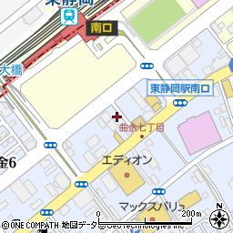 日の丸交通株式会社　静岡営業所周辺の地図