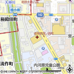 京都府京都市南区吉祥院大河原町27周辺の地図