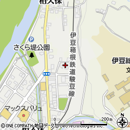 静岡県伊豆市柏久保1417周辺の地図