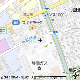 静岡ガスサービス株式会社周辺の地図