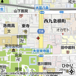京都府京都市南区東寺東門前町81周辺の地図