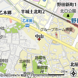 平岡自動車周辺の地図
