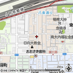＊八条源町[木村]駐車場周辺の地図
