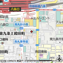 京都府京都市南区東九条西山王町12周辺の地図