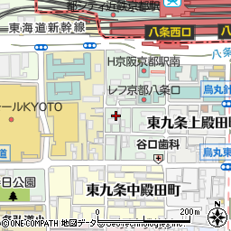 京都府京都市南区東九条室町30周辺の地図