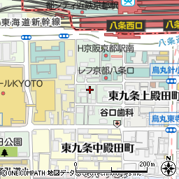 京都府京都市南区東九条室町30-14周辺の地図