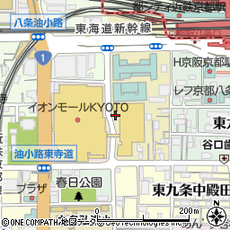 ドコモショップ　京都駅前店周辺の地図