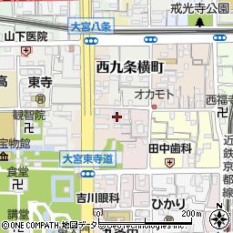 ＤＸ東寺周辺の地図