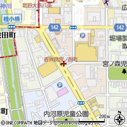 京都府京都市南区吉祥院宮ノ西町周辺の地図