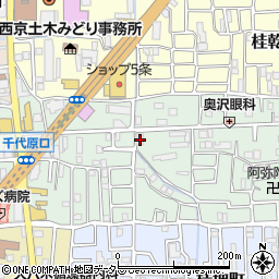京都府京都市西京区桂千代原町54周辺の地図