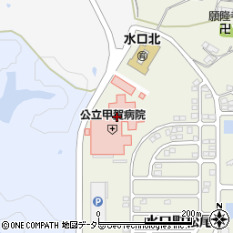 公立甲賀病院周辺の地図