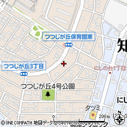 愛知県知多市つつじが丘3丁目24周辺の地図