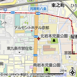 京都府京都市南区東九条東岩本町7周辺の地図