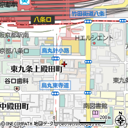 京都府京都市南区東九条西山王町16周辺の地図