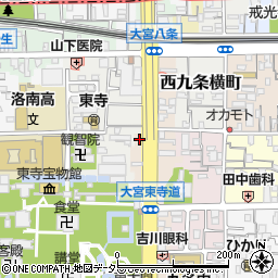 京都府京都市南区東寺東門前町79周辺の地図