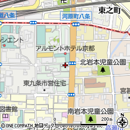 京都府京都市南区東九条西岩本町36周辺の地図