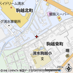 静岡県静岡市清水区駒越北町5-49周辺の地図