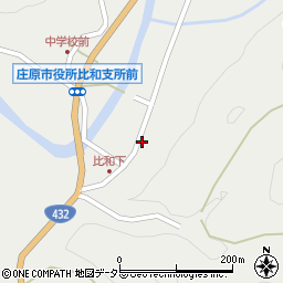 広島県庄原市比和町比和801周辺の地図