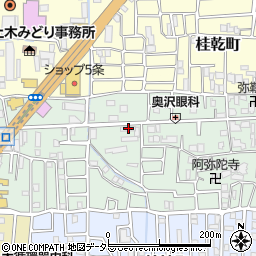 京都府京都市西京区桂千代原町52周辺の地図