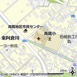 三重県四日市市東阿倉川580周辺の地図