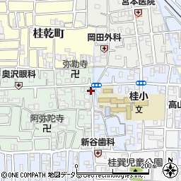 京都府京都市西京区桂千代原町1周辺の地図