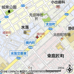 静岡県静岡市葵区横内町76周辺の地図