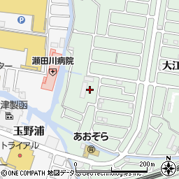 滋賀県大津市大江1丁目25周辺の地図