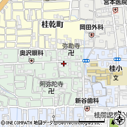 京都府京都市西京区桂千代原町91周辺の地図
