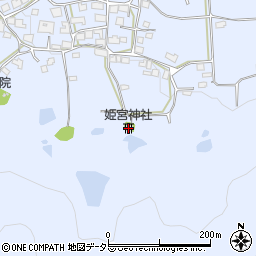 姫宮神社周辺の地図