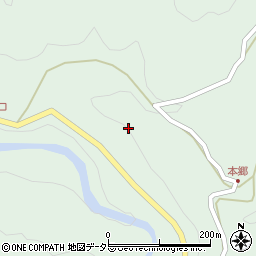 愛知県岡崎市井沢町皿田周辺の地図