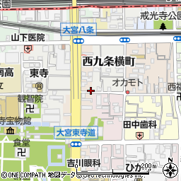 京都府京都市南区東寺東門前町57周辺の地図