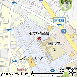 株式会社豊月堂　末広店周辺の地図