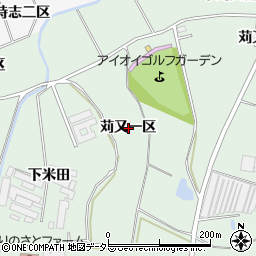 愛知県知多郡東浦町緒川苅又一区周辺の地図