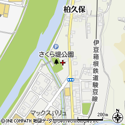静岡県伊豆市柏久保895周辺の地図