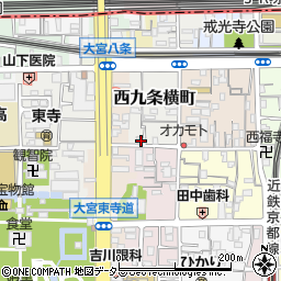 京都府京都市南区西九条横町1周辺の地図